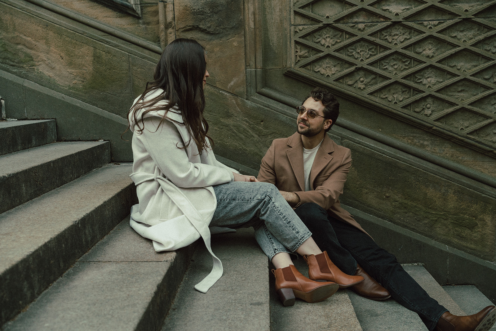 central park engagement session nyc engagement session nyc photographer nyc couples photographer new york city photo