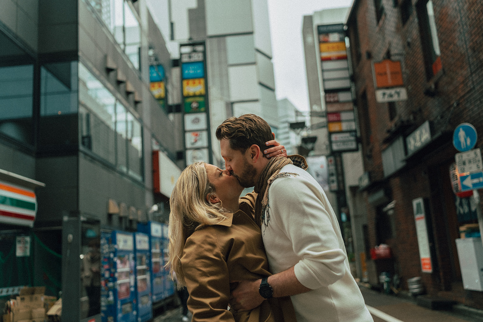 Shibuya Japan couples session downtown couples session destination couples session nyc wedding photographer nyc couples